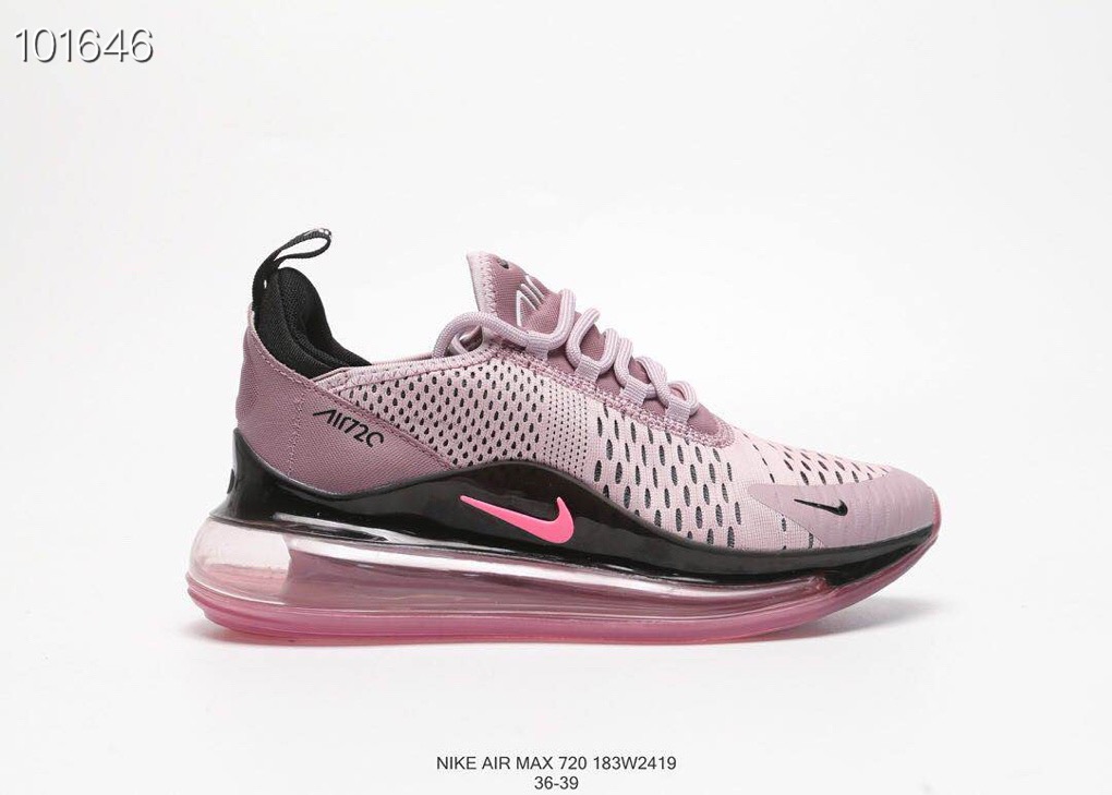 Women Nike Air Max 270 V2 Purple Black Shoes - Click Image to Close